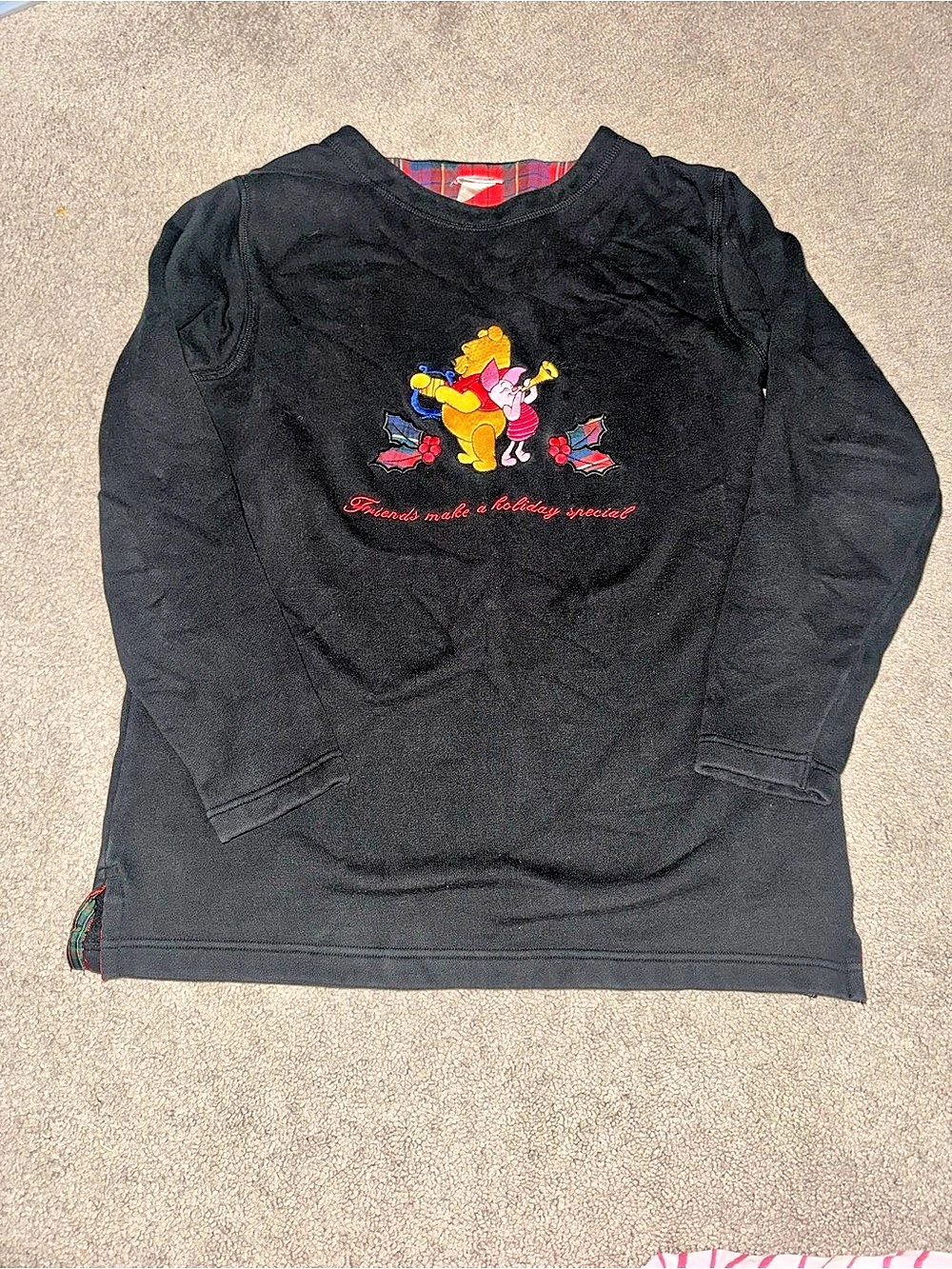 Disney The Disney Catalog Mickey & Minnie sweatshirt Graphic Sweatshirt in Black